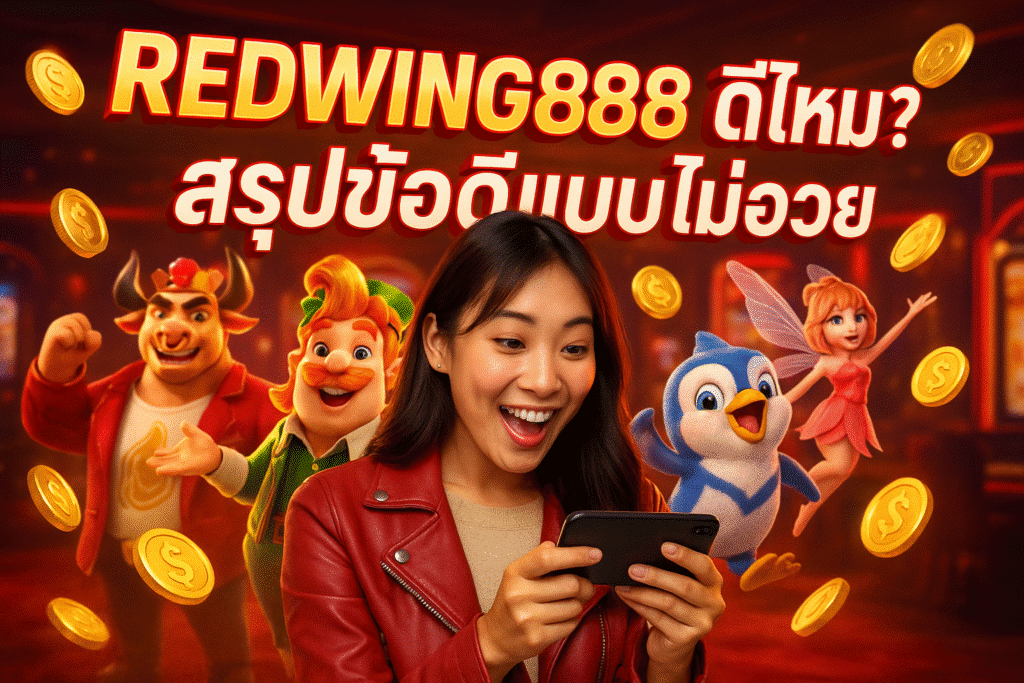 REDWING888 ดีไหม? สรุปข้อดีแบบไม่อวย