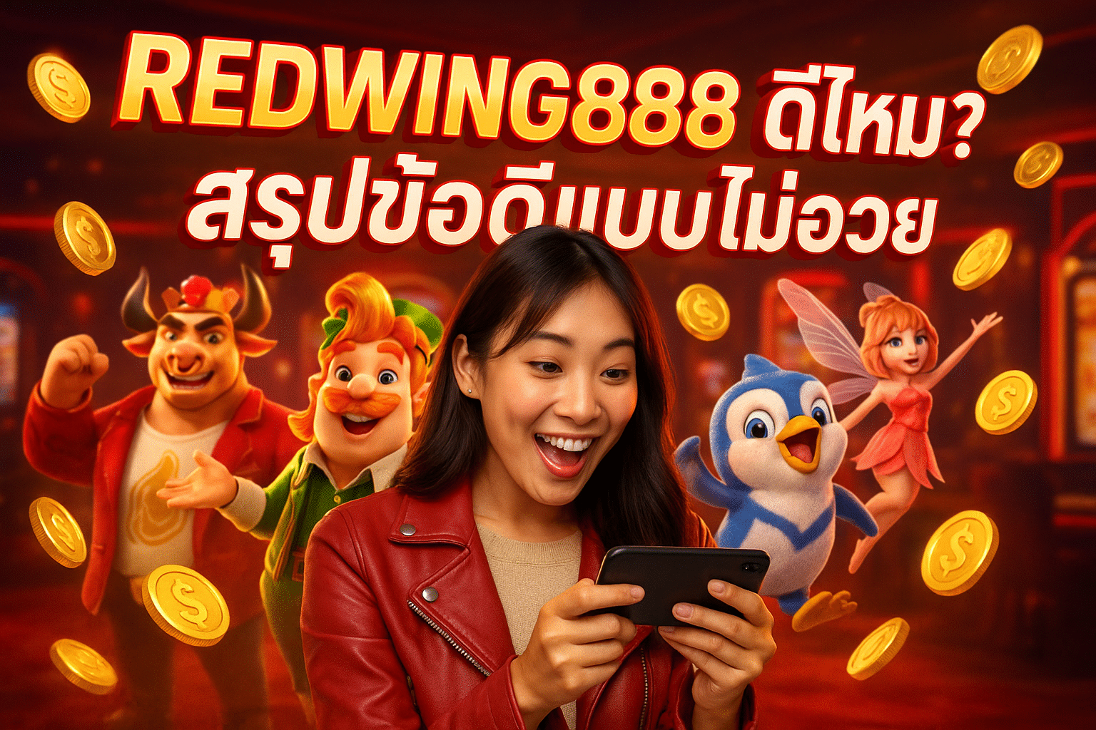 REDWING888 ดีไหม? สรุปข้อดีแบบไม่อวย