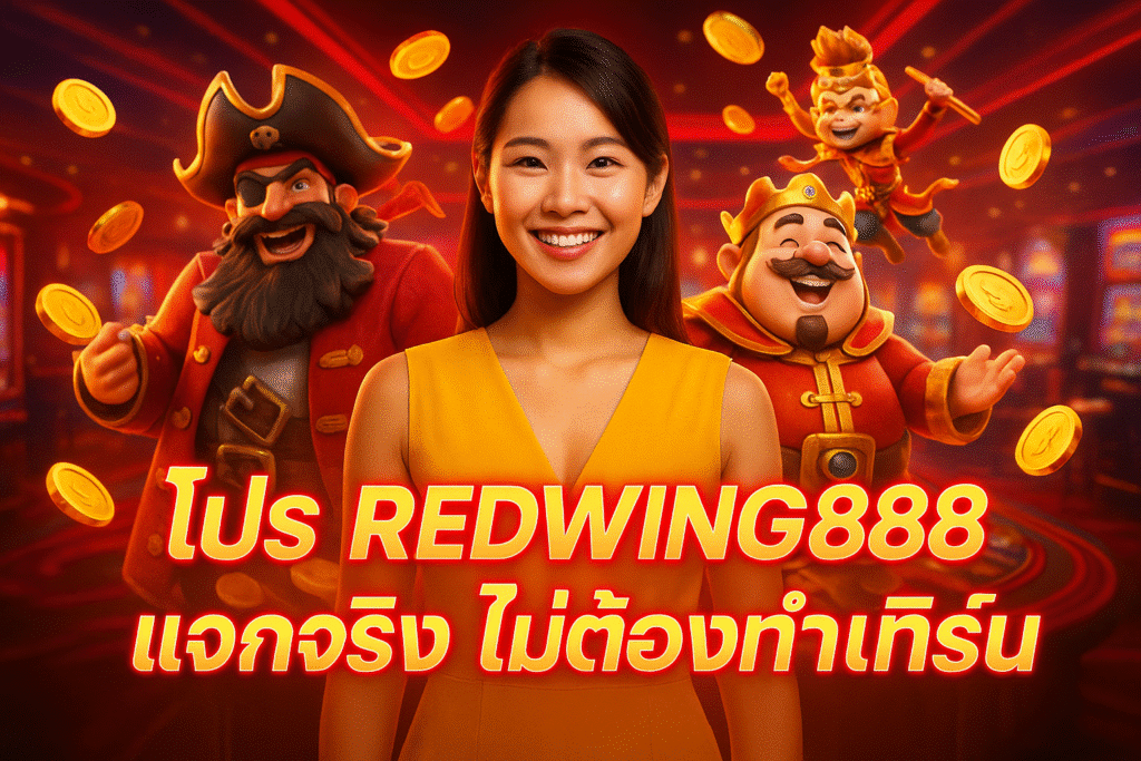 โปร REDWING888 แจกจริง ไม่ต้องทำเทิร์น