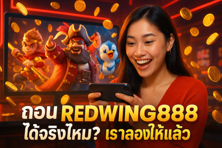 ถอน REDWING888 ได้จริงไหม? เราลองให้แล้ว