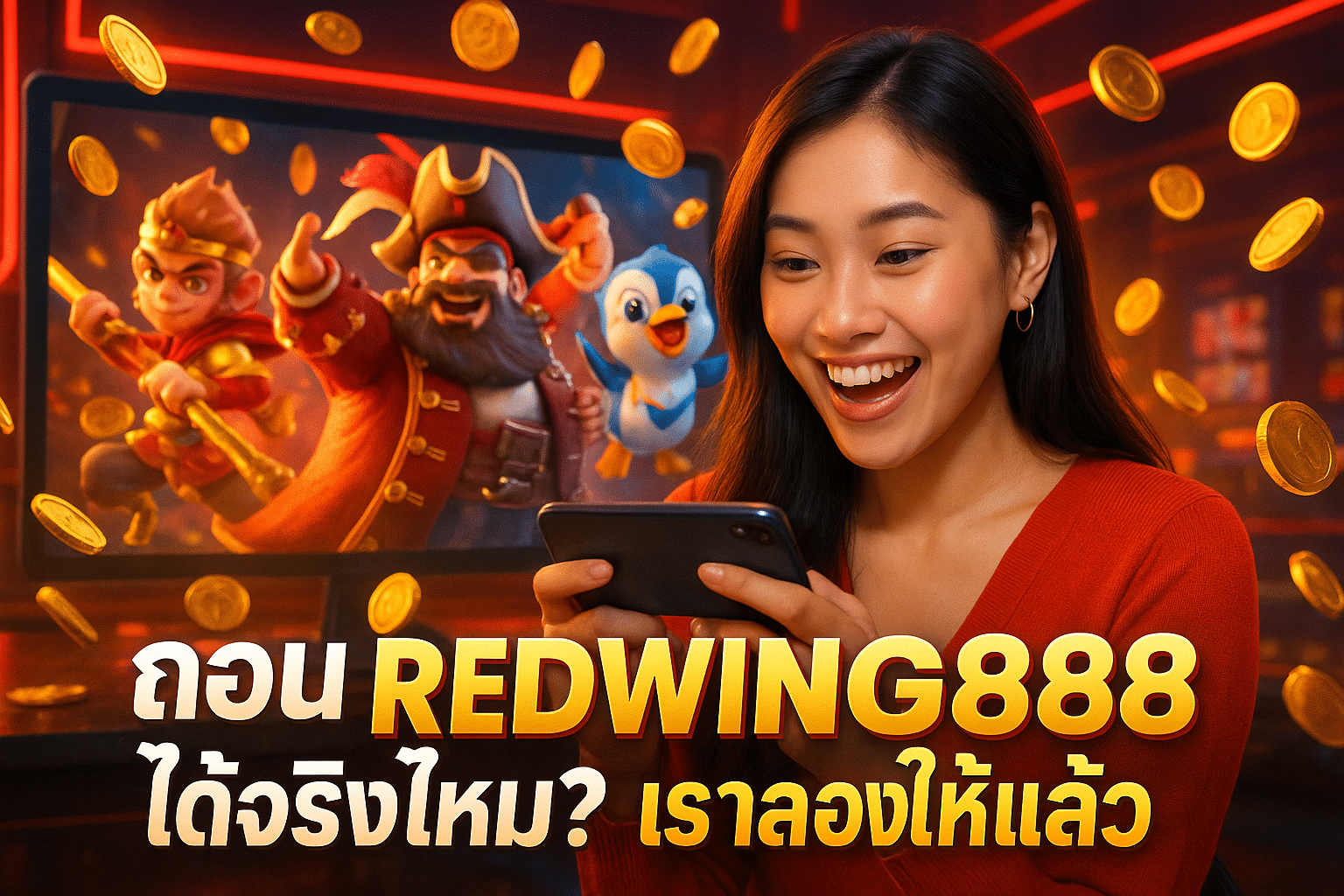 ถอน REDWING888 ได้จริงไหม? เราลองให้แล้ว